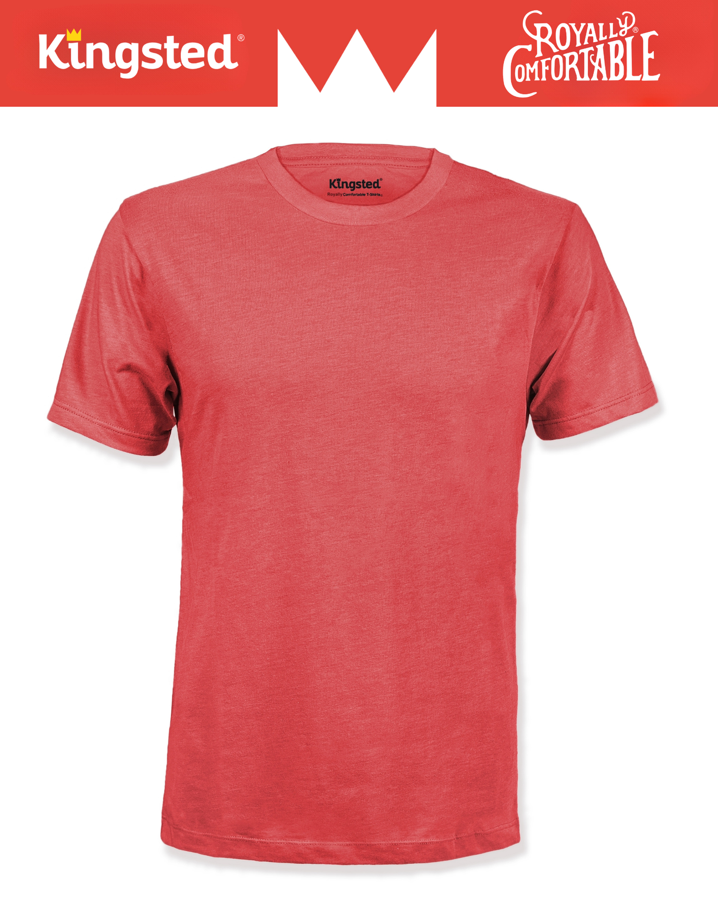 Short Sleeve Crewneck T-Shirts (Red)