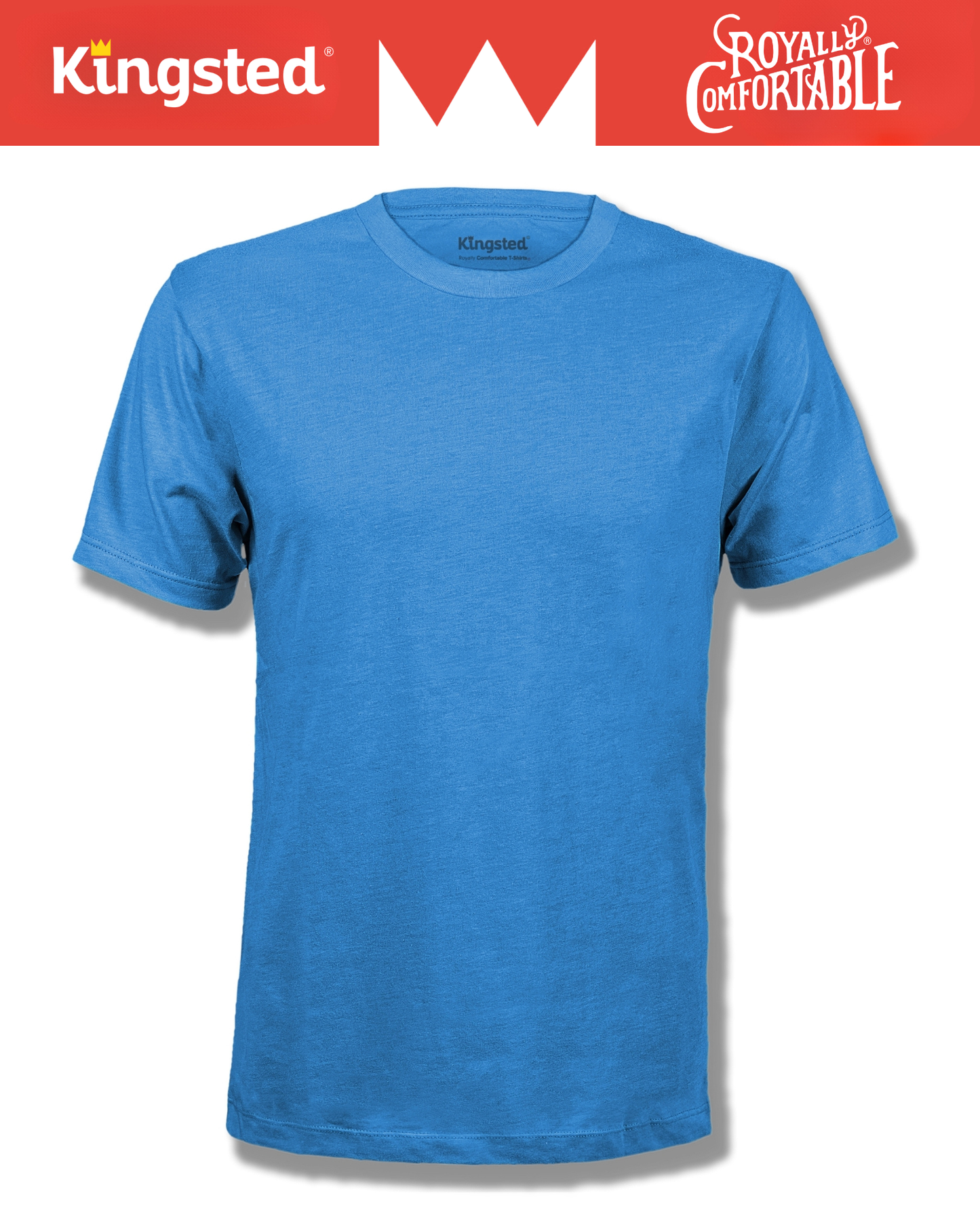 Short Sleeve Crewneck T-Shirts (Royal Blue)