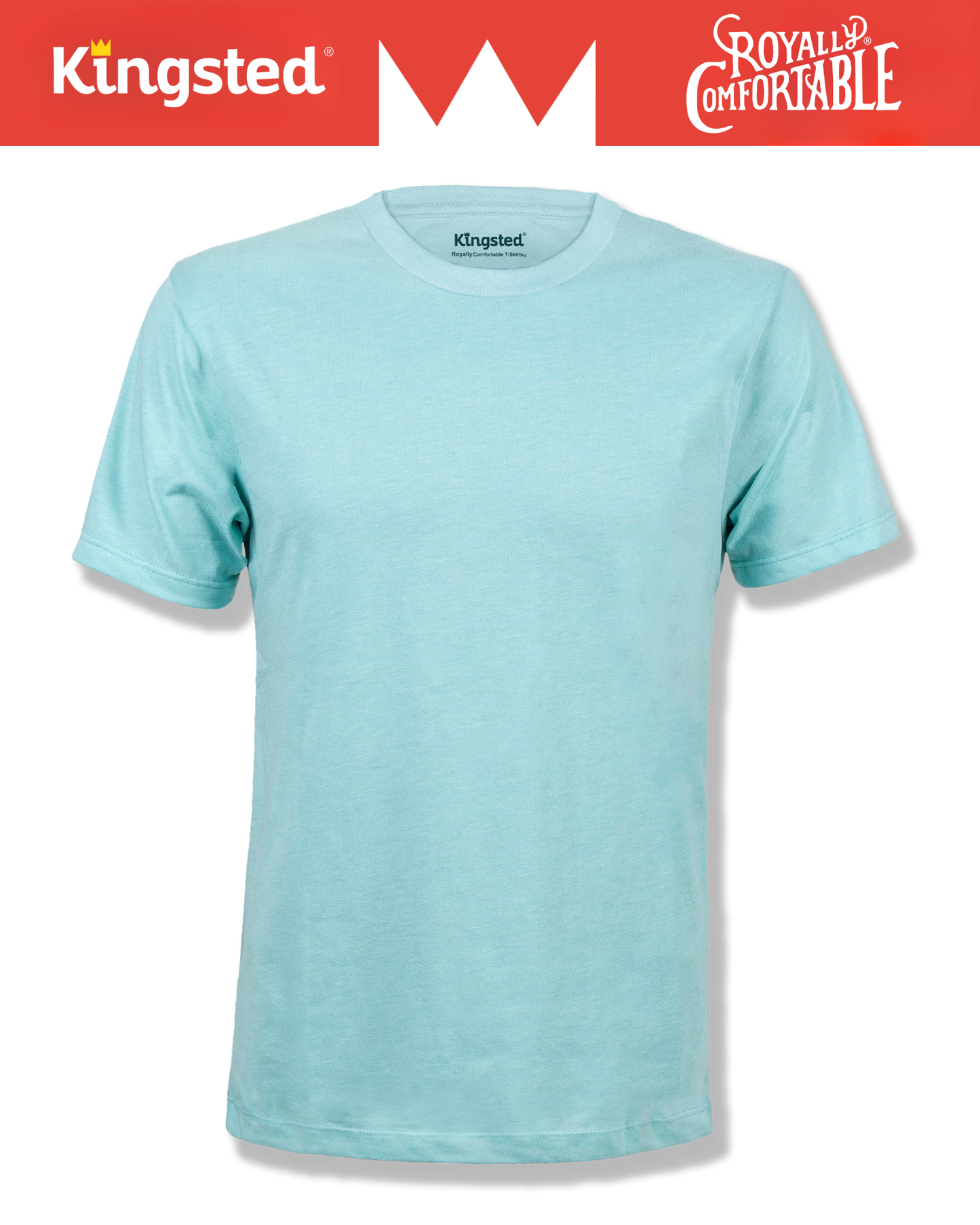 Short Sleeve Crewneck T-Shirts (Turquoise)