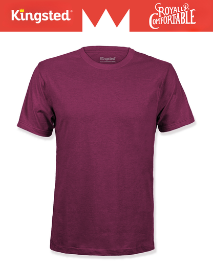 Short Sleeve Crewneck T-Shirts (Cranberry)