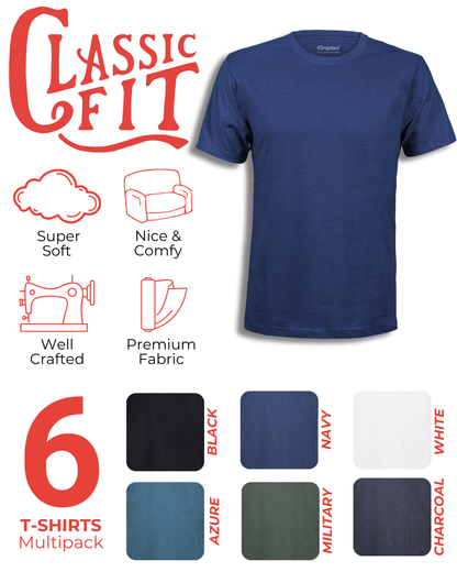 Short Sleeve Crewneck T-Shirts Multipack (Grand Pack)