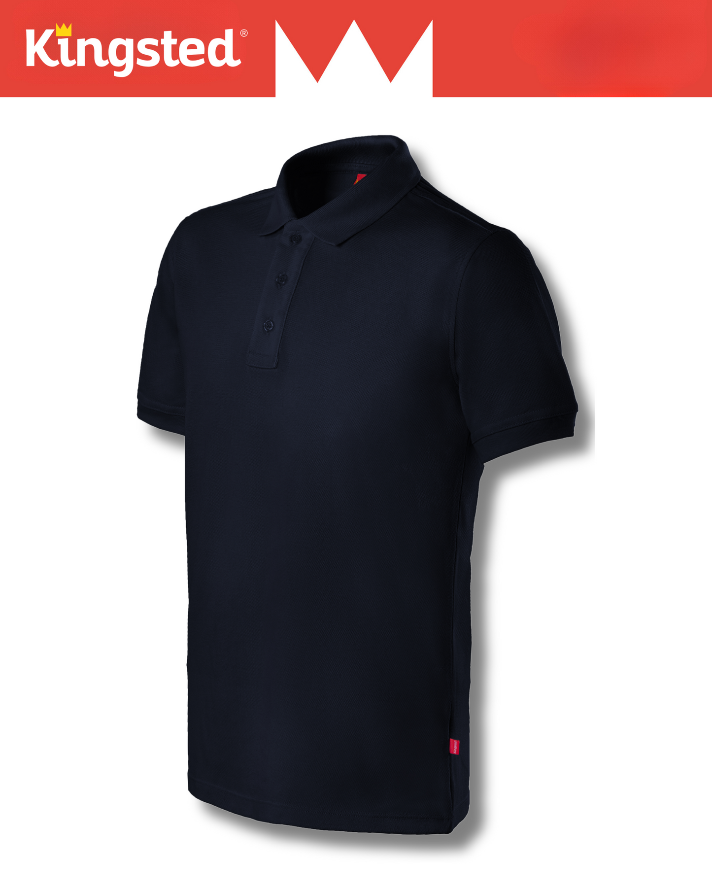 Classic Pique Polo Shirts for Men (Black)