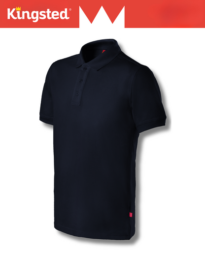 Classic Pique Polo Shirts for Men (Black)