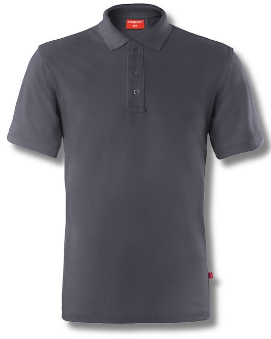 Classic Pique Polo Shirts for Men (Charcoal)