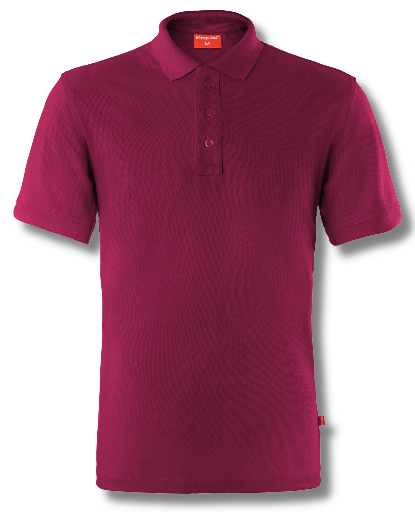 Classic Pique Polo Shirts for Men (Red Wine)