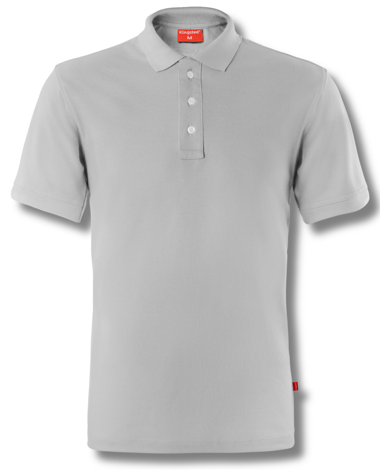 Classic Pique Polo Shirts for Men (Grey)