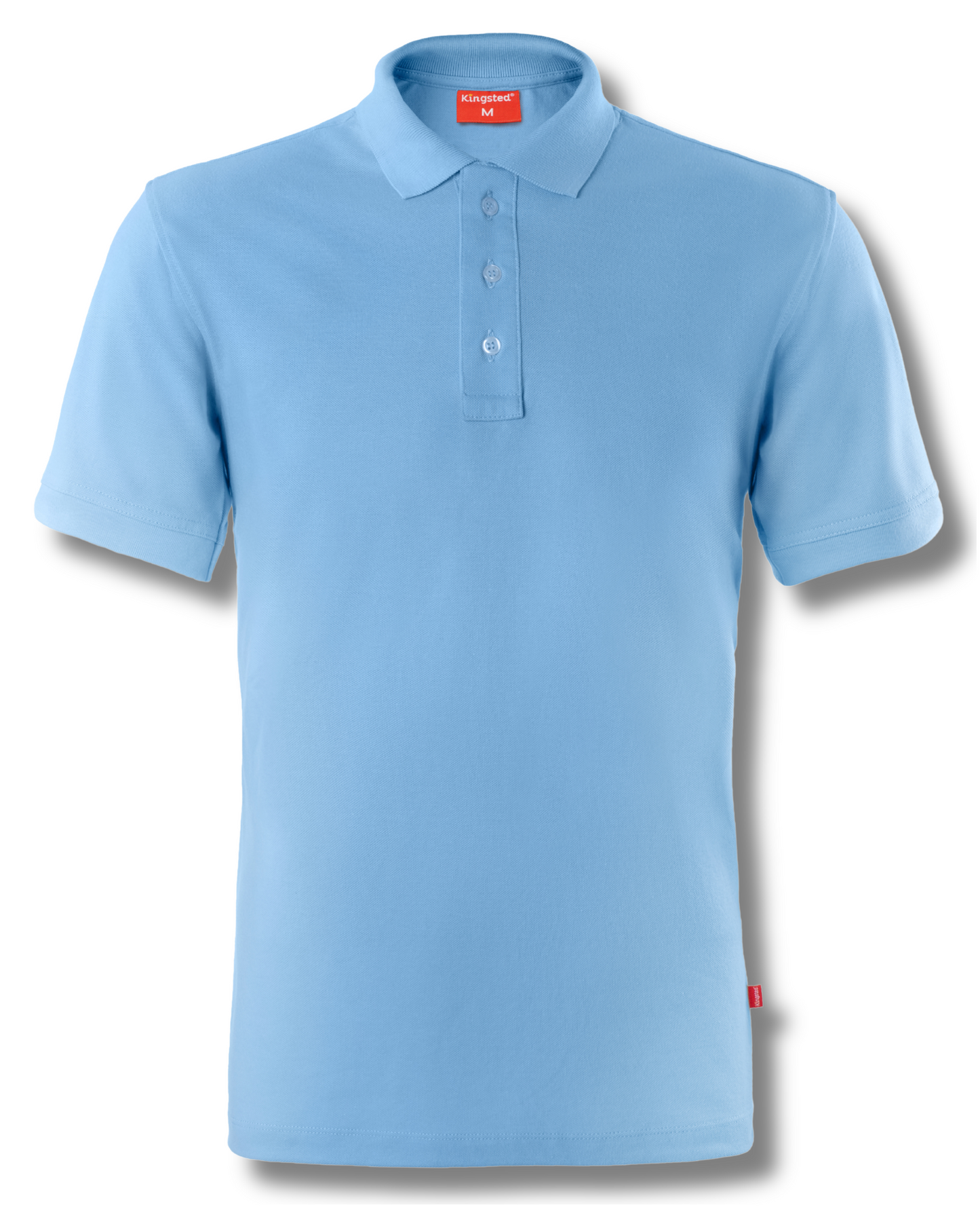Classic Pique Polo Shirts for Men (Sky Blue)