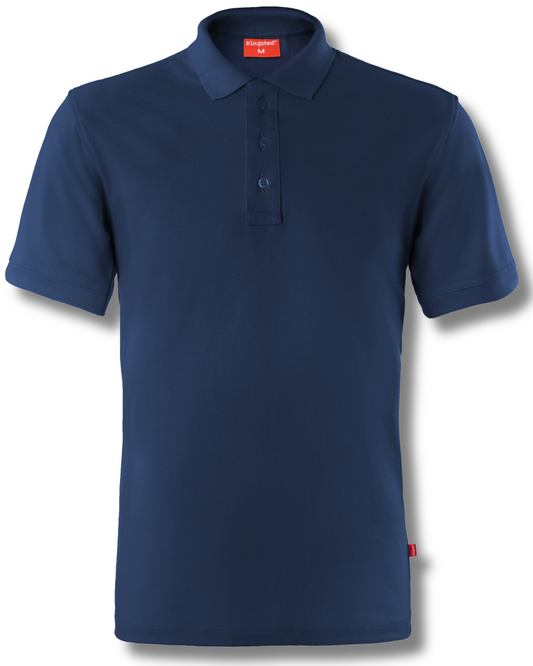Classic Pique Polo Shirts for Men (Navy Blue)