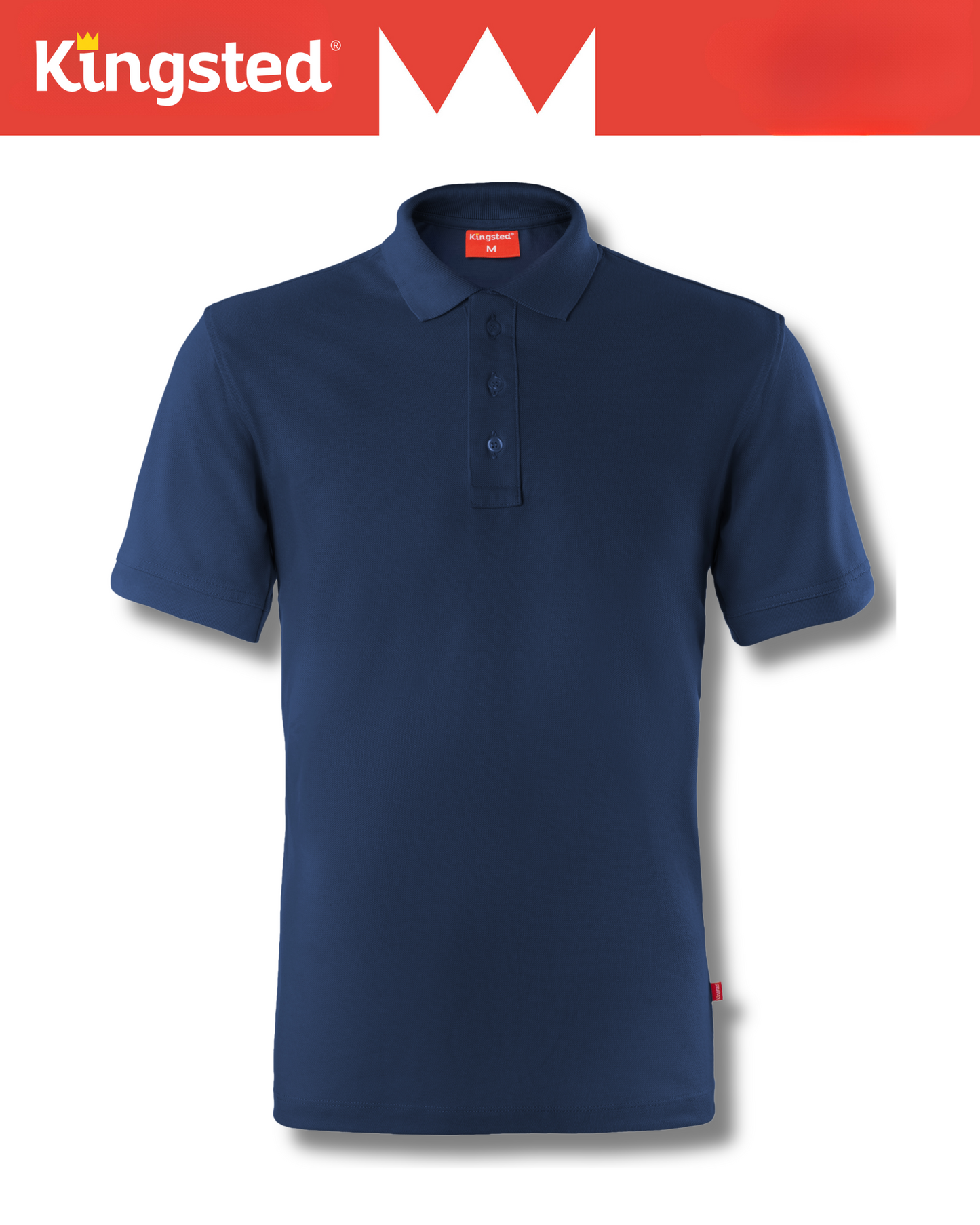 Classic Pique Polo Shirts for Men (Navy Blue)