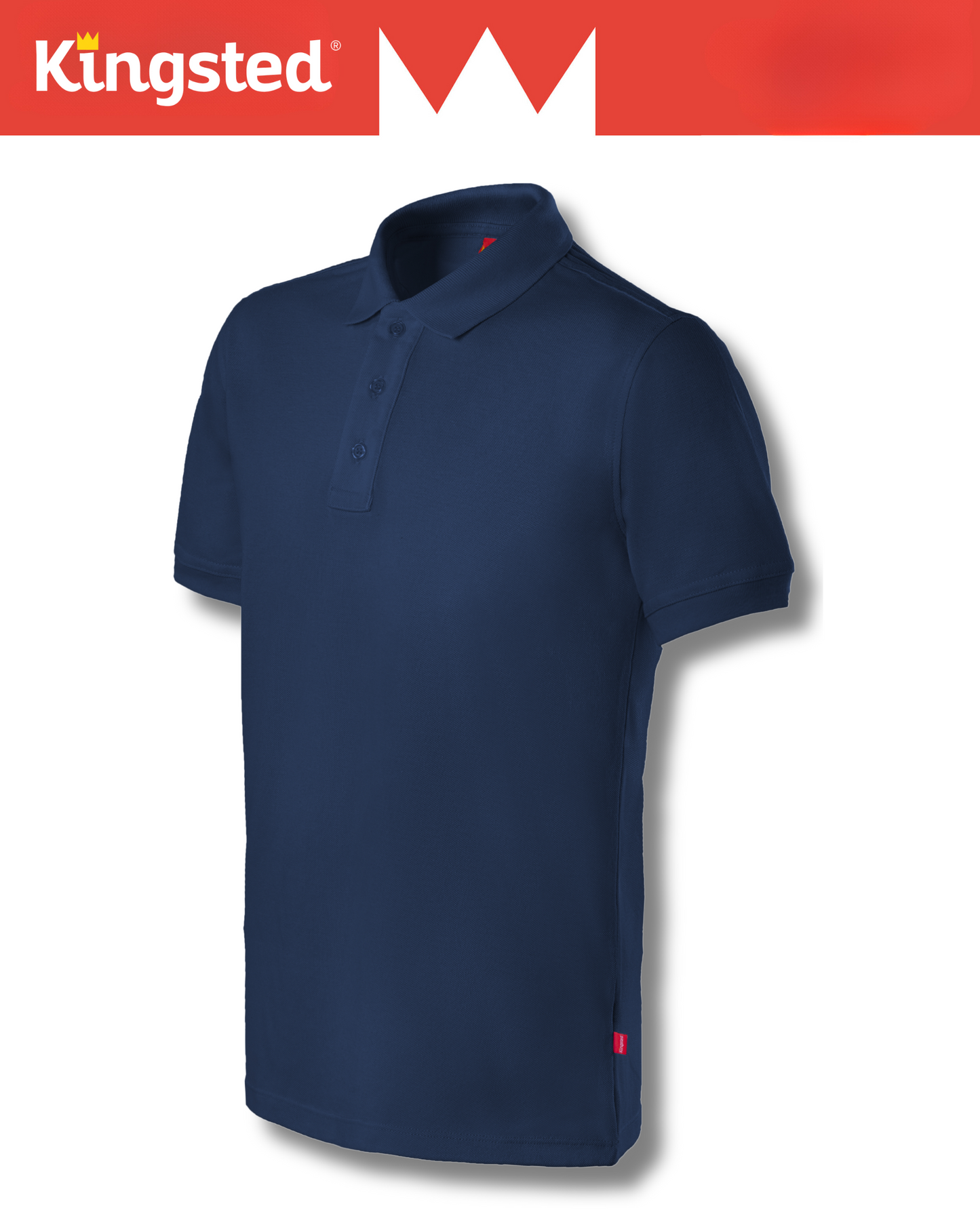 Classic Pique Polo Shirts for Men (Navy Blue)