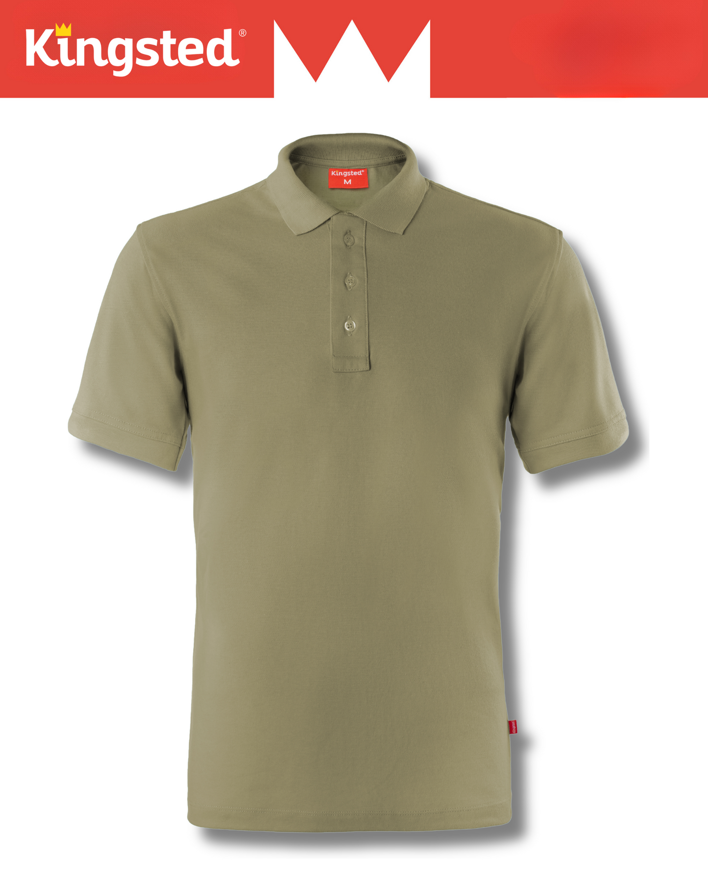 Classic Pique Polo Shirts for Men (Olive Green)