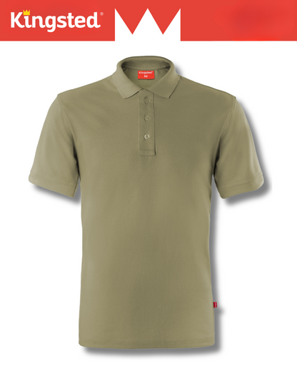 Classic Pique Polo Shirts for Men (Olive Green)