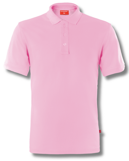 Classic Pique Polo Shirts for Men (Pink)