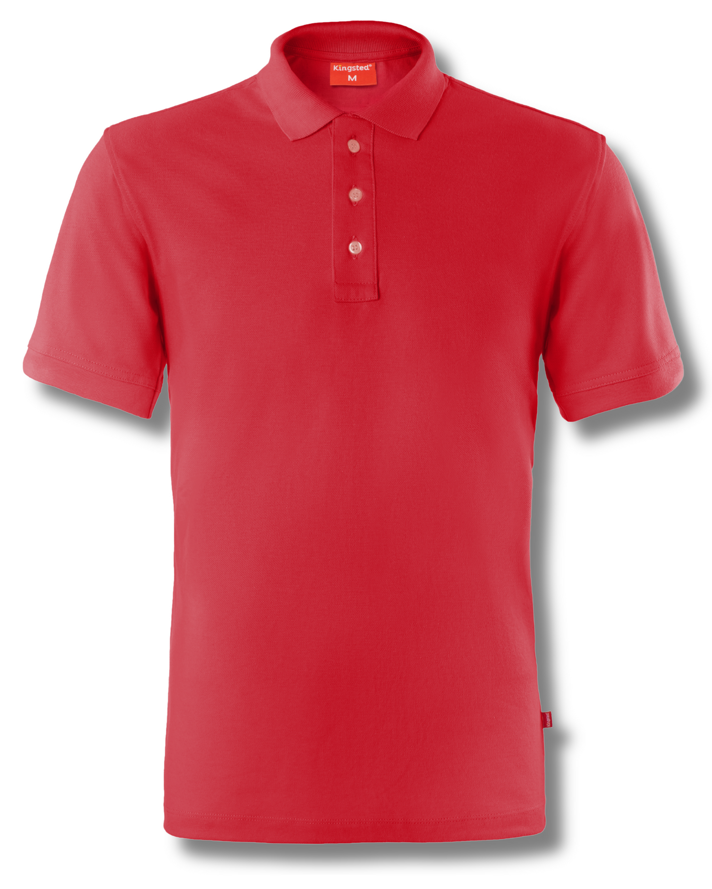 Classic Pique Polo Shirts for Men (Red)
