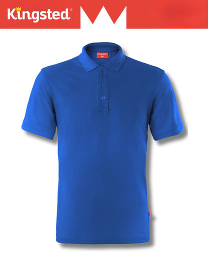 Classic Pique Polo Shirts for Men (Royal Blue)