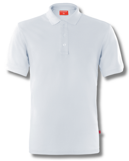 Classic Pique Polo Shirts for Men (White)