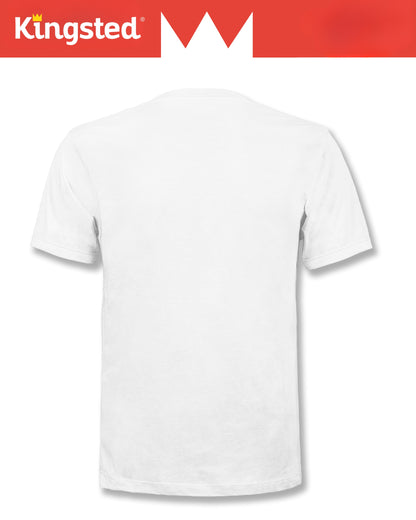 White Short Sleeve V-Neck T-Shirts