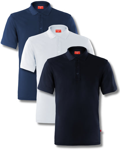 Classic Pique Polo Shirts for Men Multipack (Everyday Pack)
