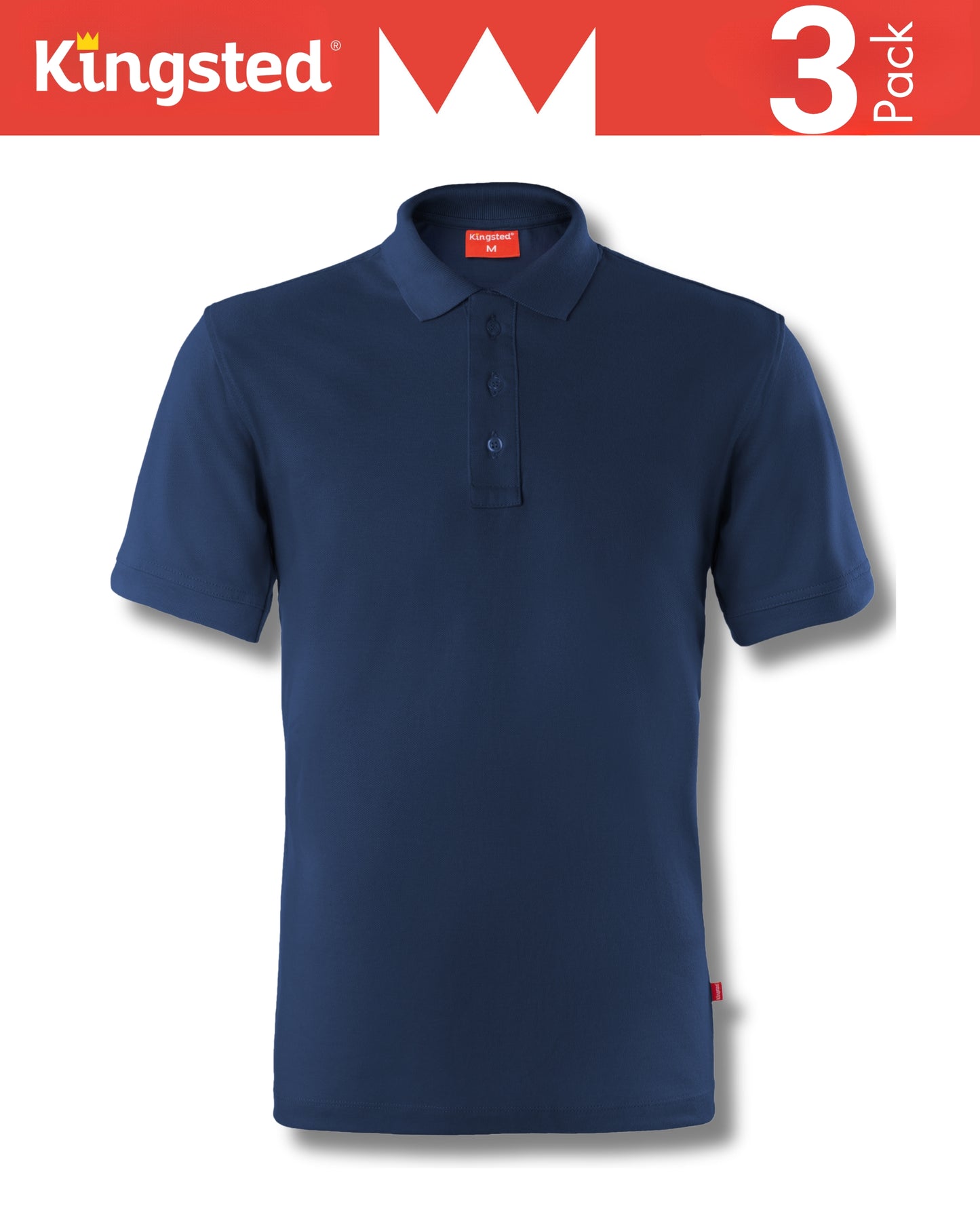 Classic Pique Polo Shirts for Men Multipack (Everyday Pack)