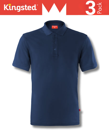 Classic Pique Polo Shirts for Men Multipack (Everyday Pack)