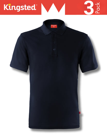 Classic Pique Polo Shirts for Men Multipack (Everyday Pack)