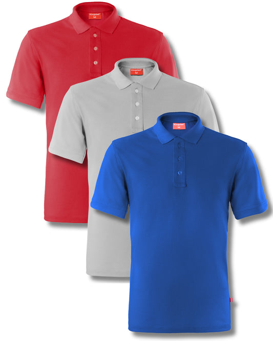 Classic Pique Polo Shirts for Men Multipack (Prime Pack)