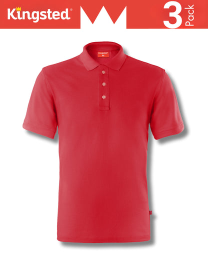 Classic Pique Polo Shirts for Men Multipack (Prime Pack)