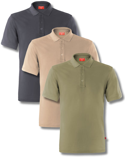 Classic Pique Polo Shirts for Men Multipack (Camo Pack)