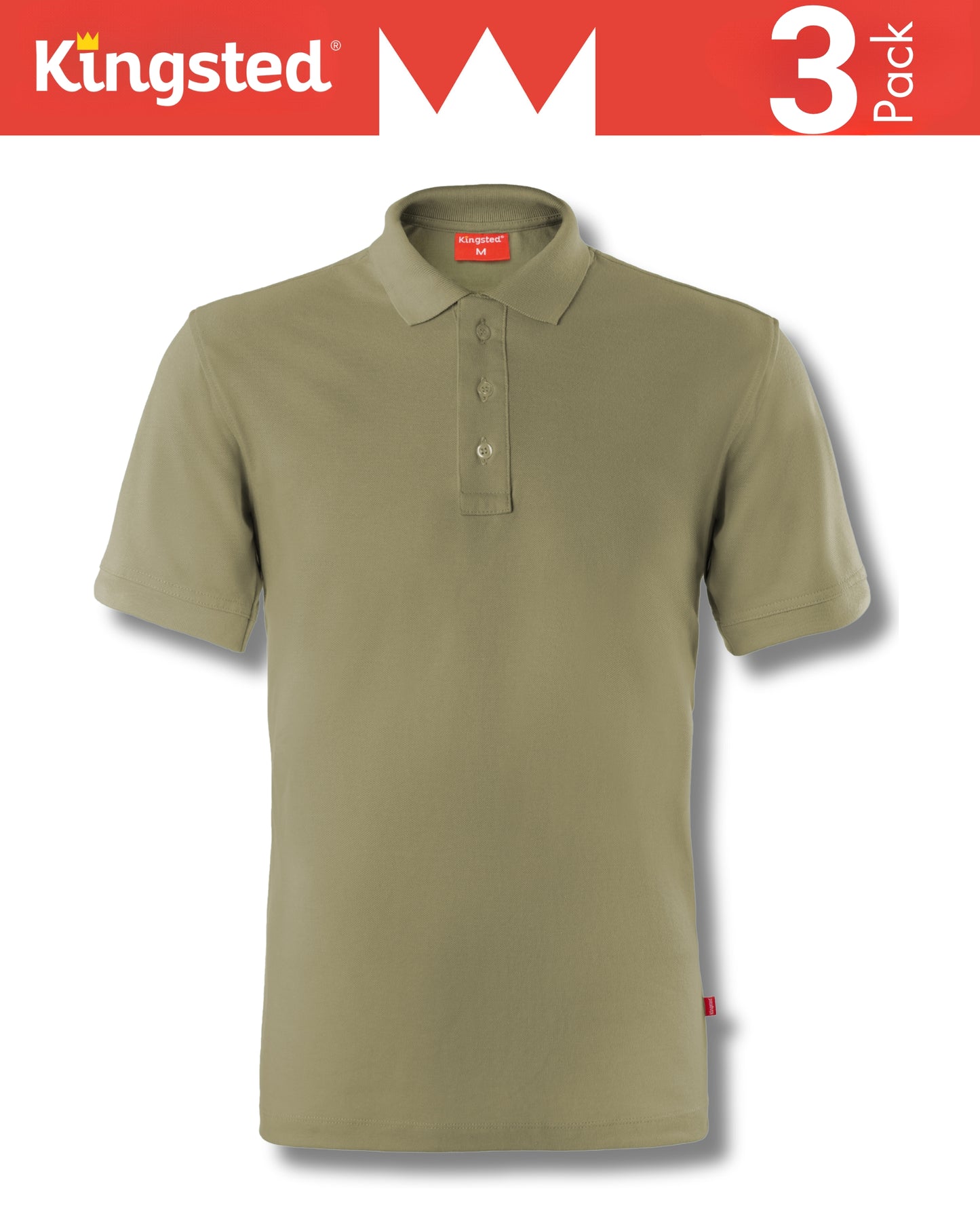 Classic Pique Polo Shirts for Men Multipack (Camo Pack)