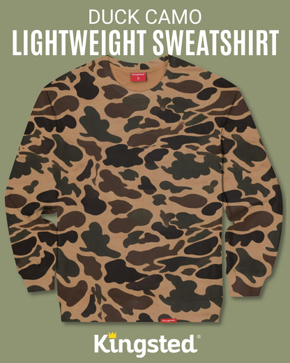 Lightweight Terry Sweatshirt (Camo)