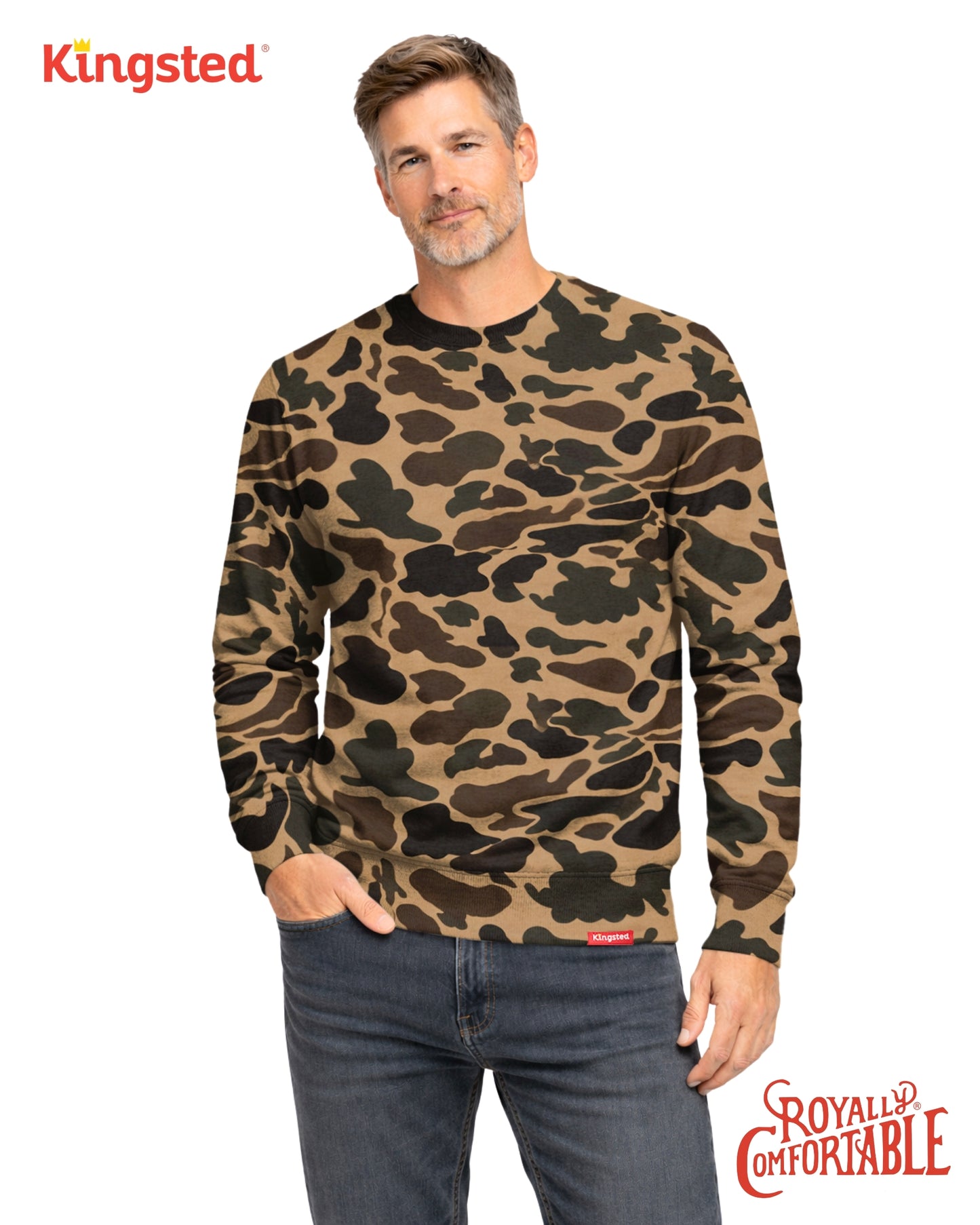 Lightweight Terry Sweatshirt (Camo)