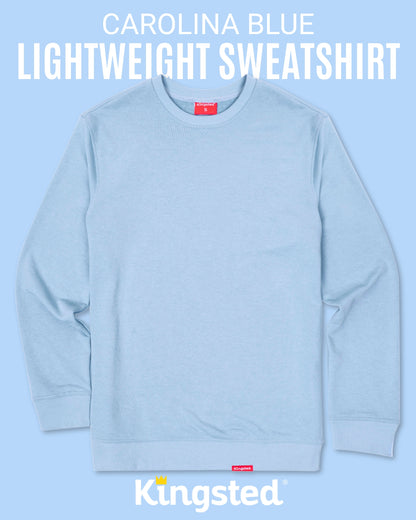 Lightweight Terry Sweatshirt (Carolina Blue)