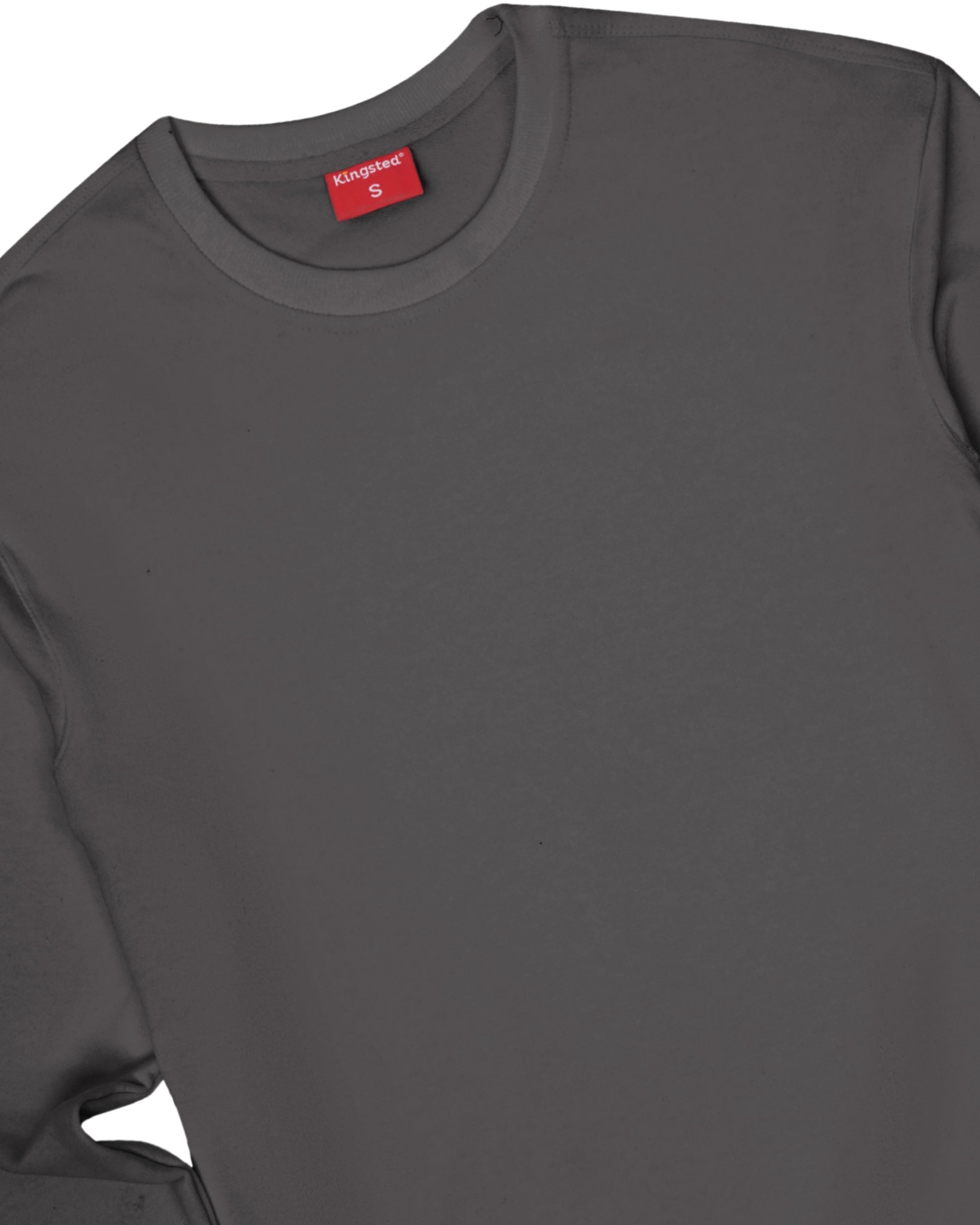 Lightweight Terry Sweatshirt (Charcoal) - Kingsted