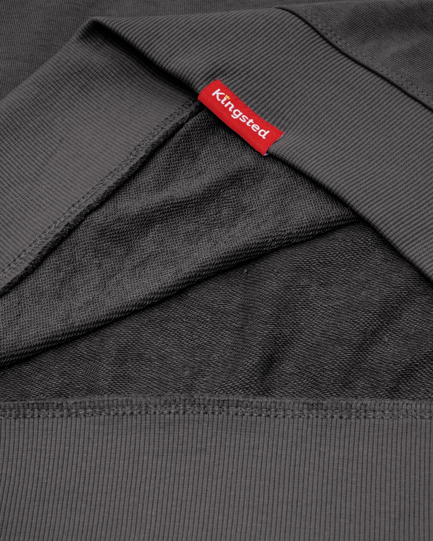 Lightweight Terry Sweatshirt (Charcoal) - Kingsted