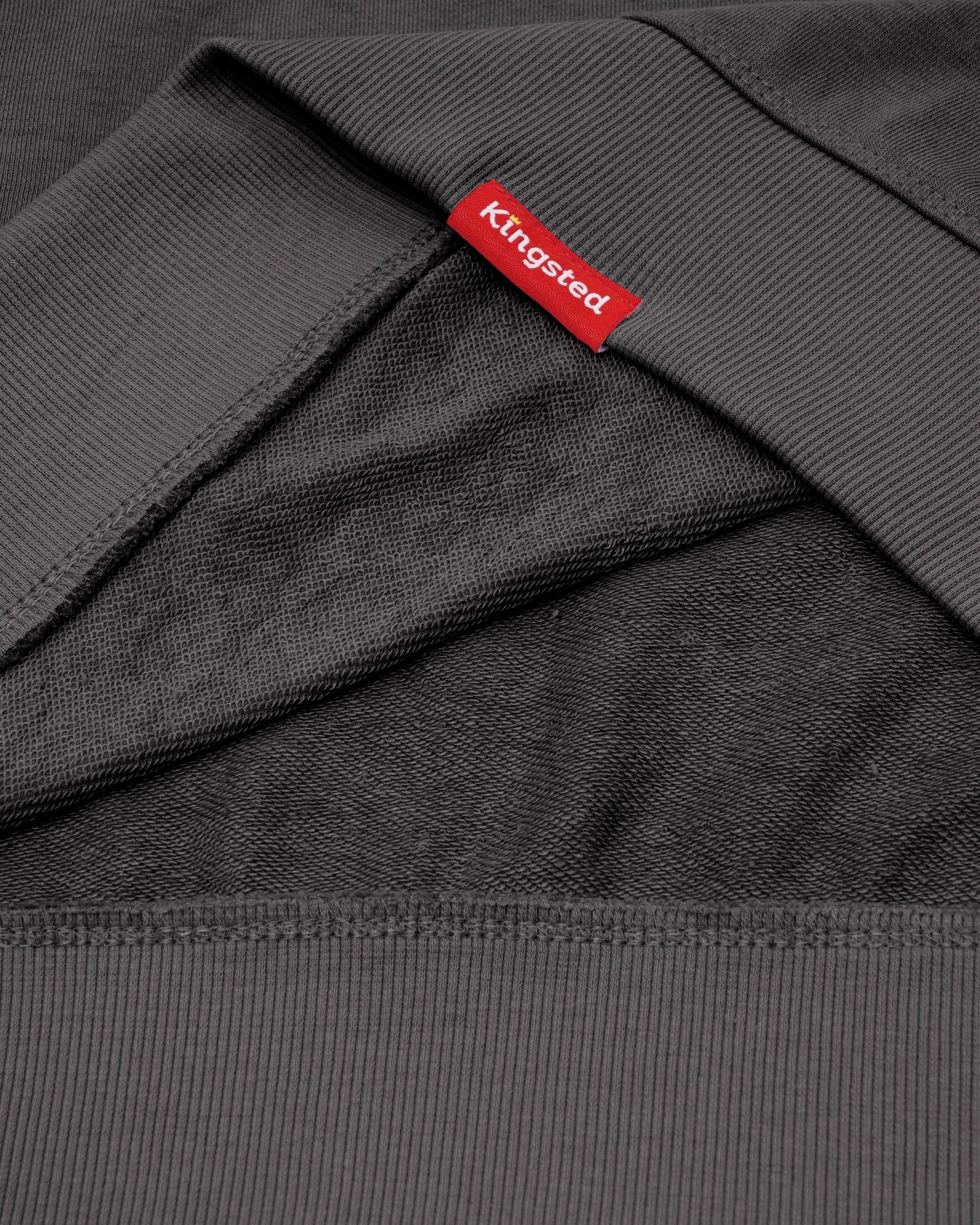 Lightweight Terry Sweatshirt (Charcoal) - Kingsted