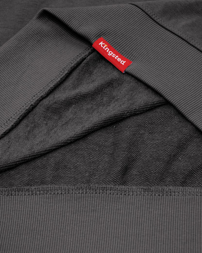 Lightweight Terry Sweatshirt (Charcoal) - Kingsted