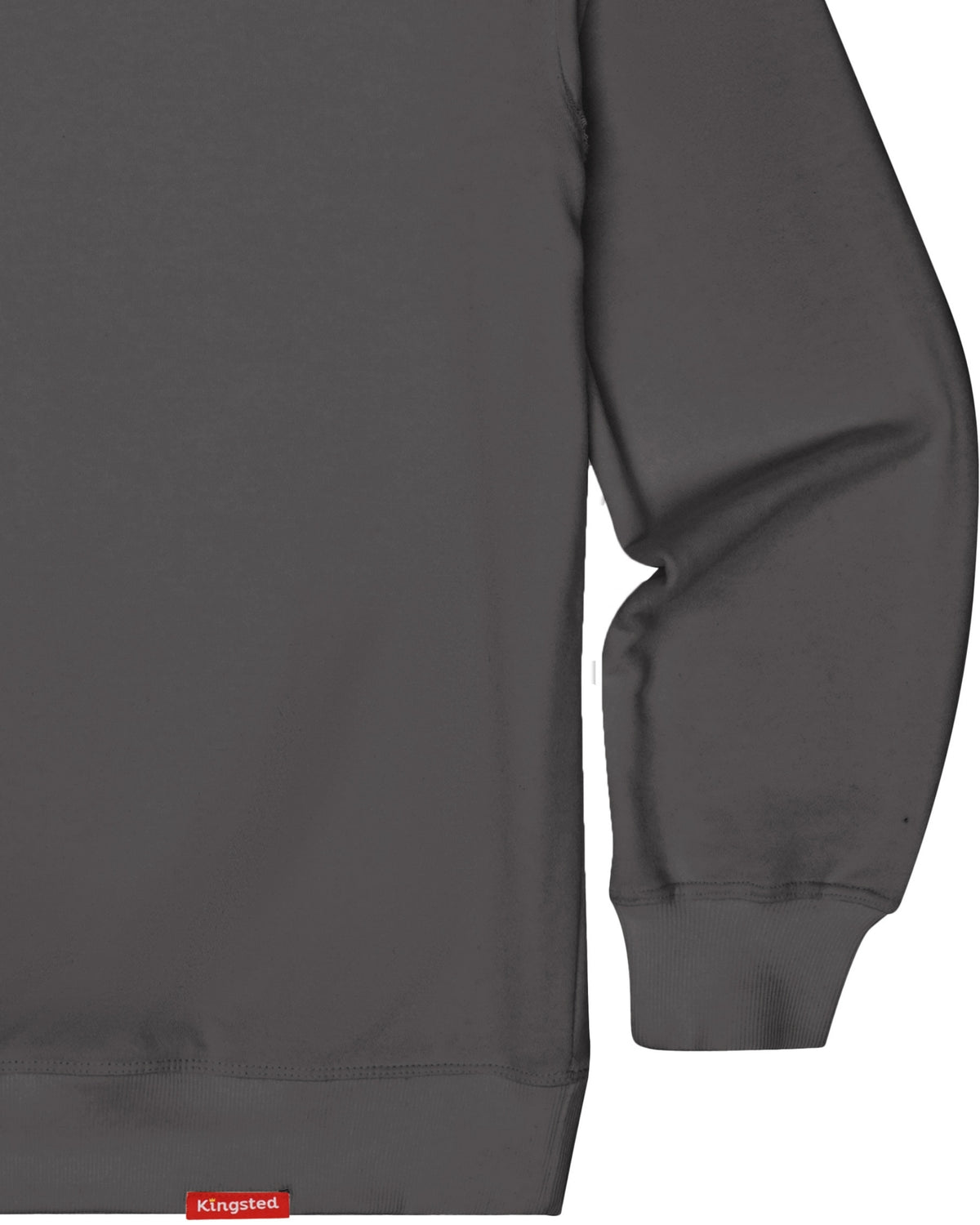 Lightweight Terry Sweatshirt (Charcoal) - Kingsted