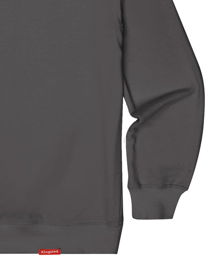 Lightweight Terry Sweatshirt (Charcoal) - Kingsted