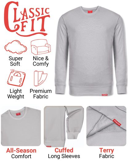 Lightweight Terry Sweatshirt (Grey)