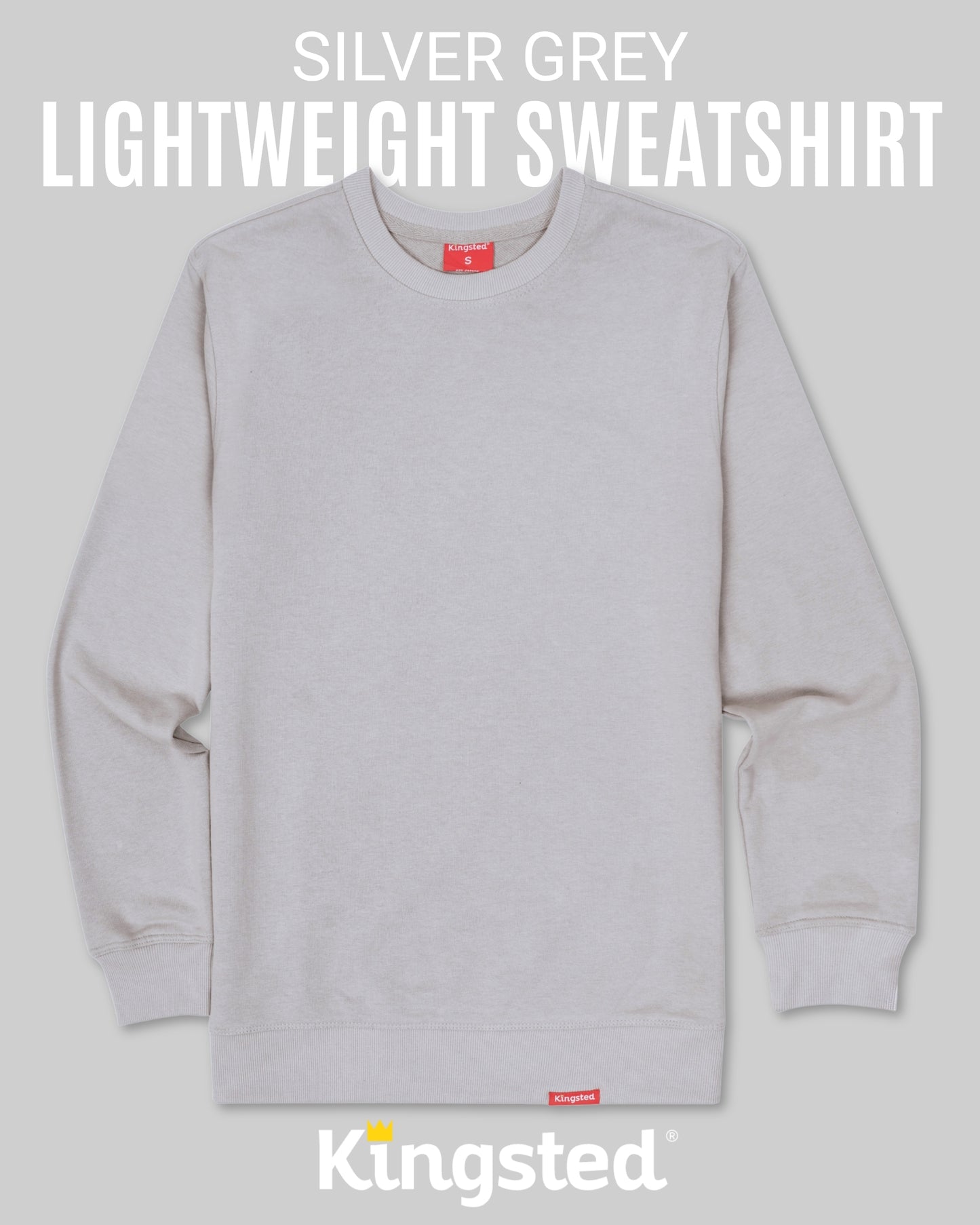 Lightweight Terry Sweatshirt (Grey)