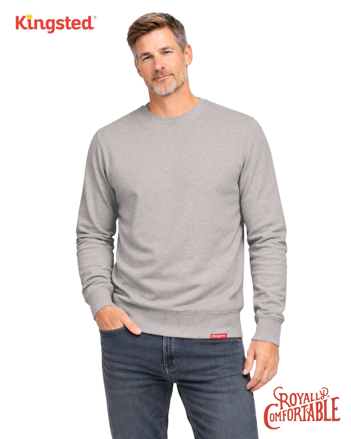Lightweight Terry Sweatshirt (Grey)