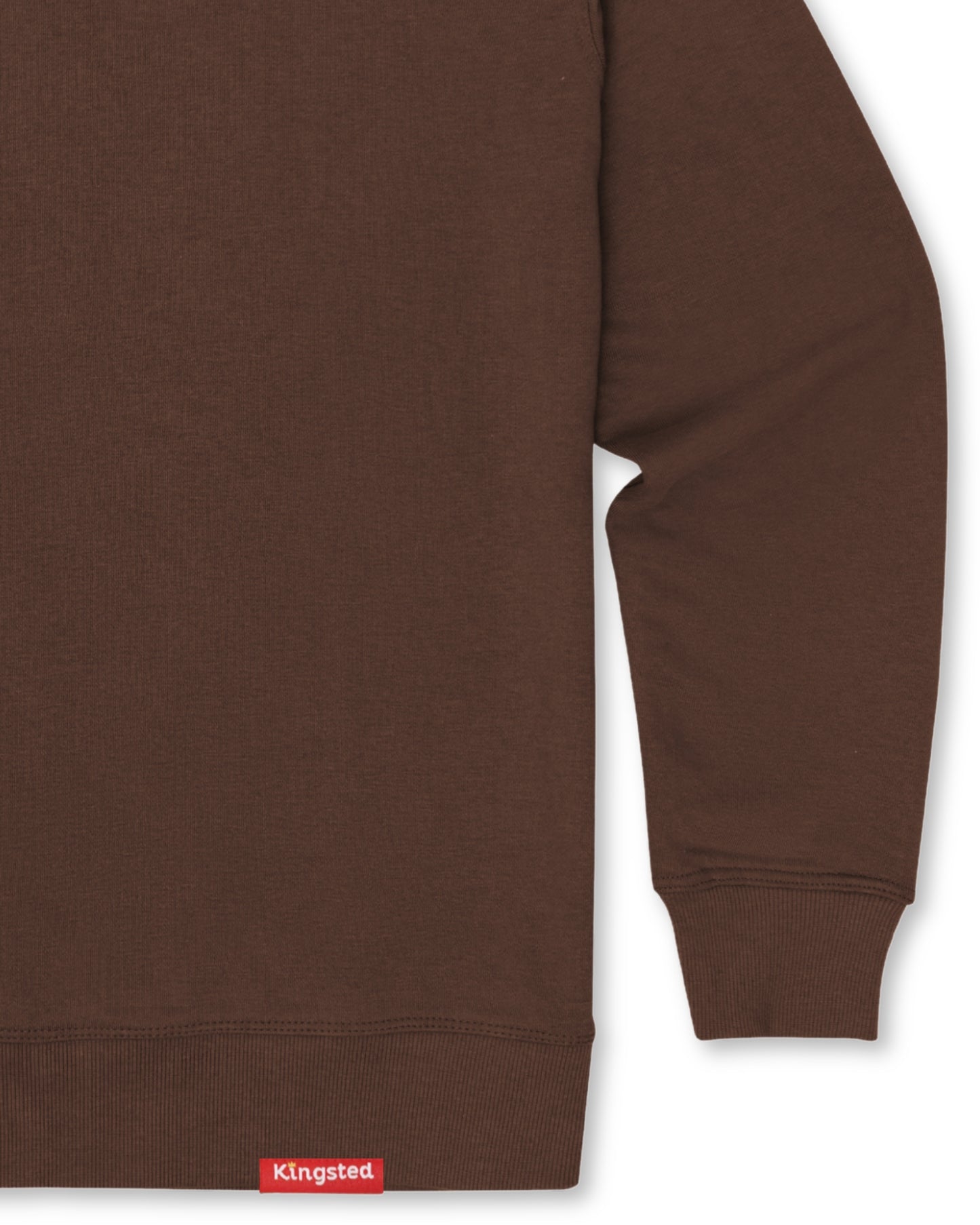 Lightweight Terry Sweatshirt (Brown)