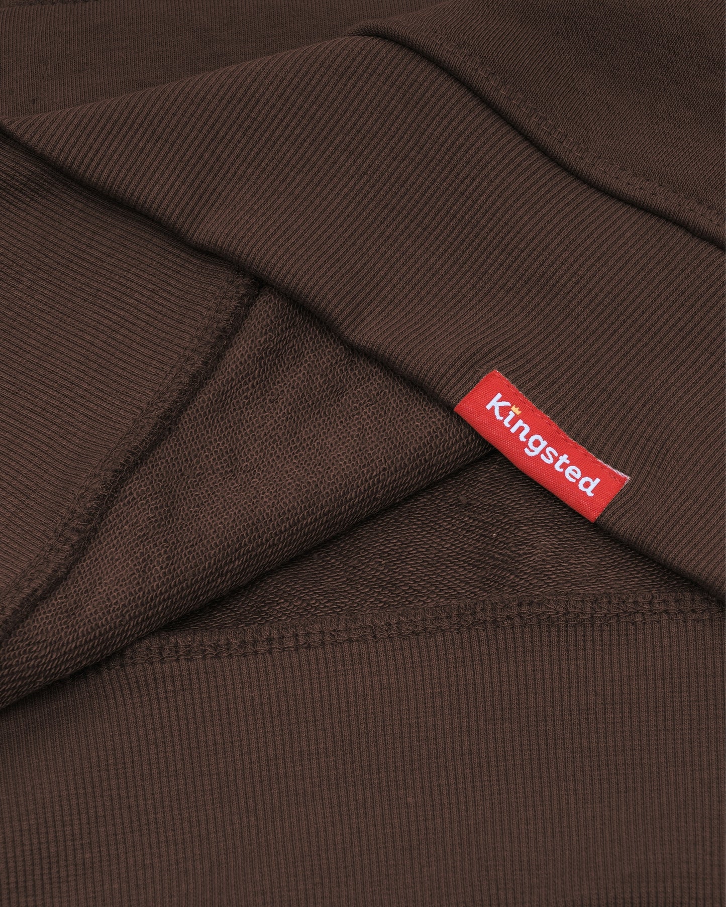 Lightweight Terry Sweatshirt (Brown)
