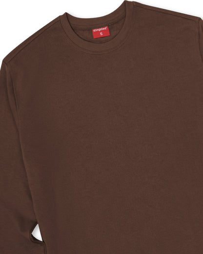 Lightweight Terry Sweatshirt (Brown)