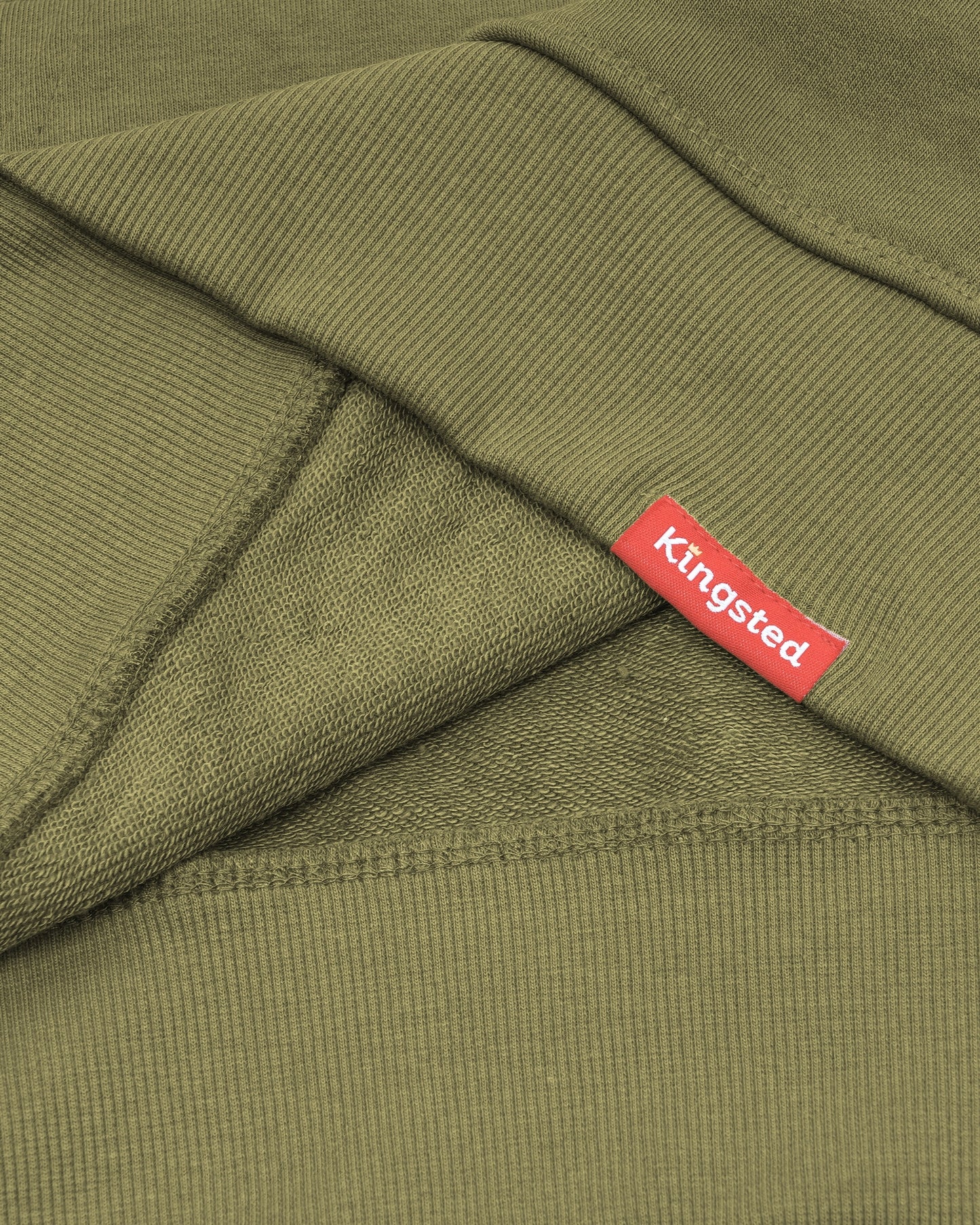 Lightweight Terry Sweatshirt (Olive Green)