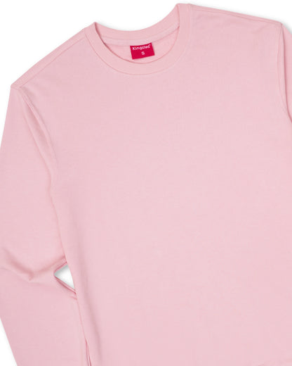 Lightweight Terry Sweatshirt (Pink)