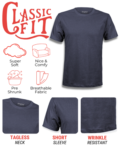 Short Sleeve Crewneck T-Shirts Multipack (Essential Pack)