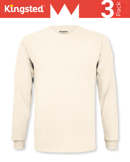 Long Sleeve Crewneck T-Shirts Multipack (Earth 3 Pack)