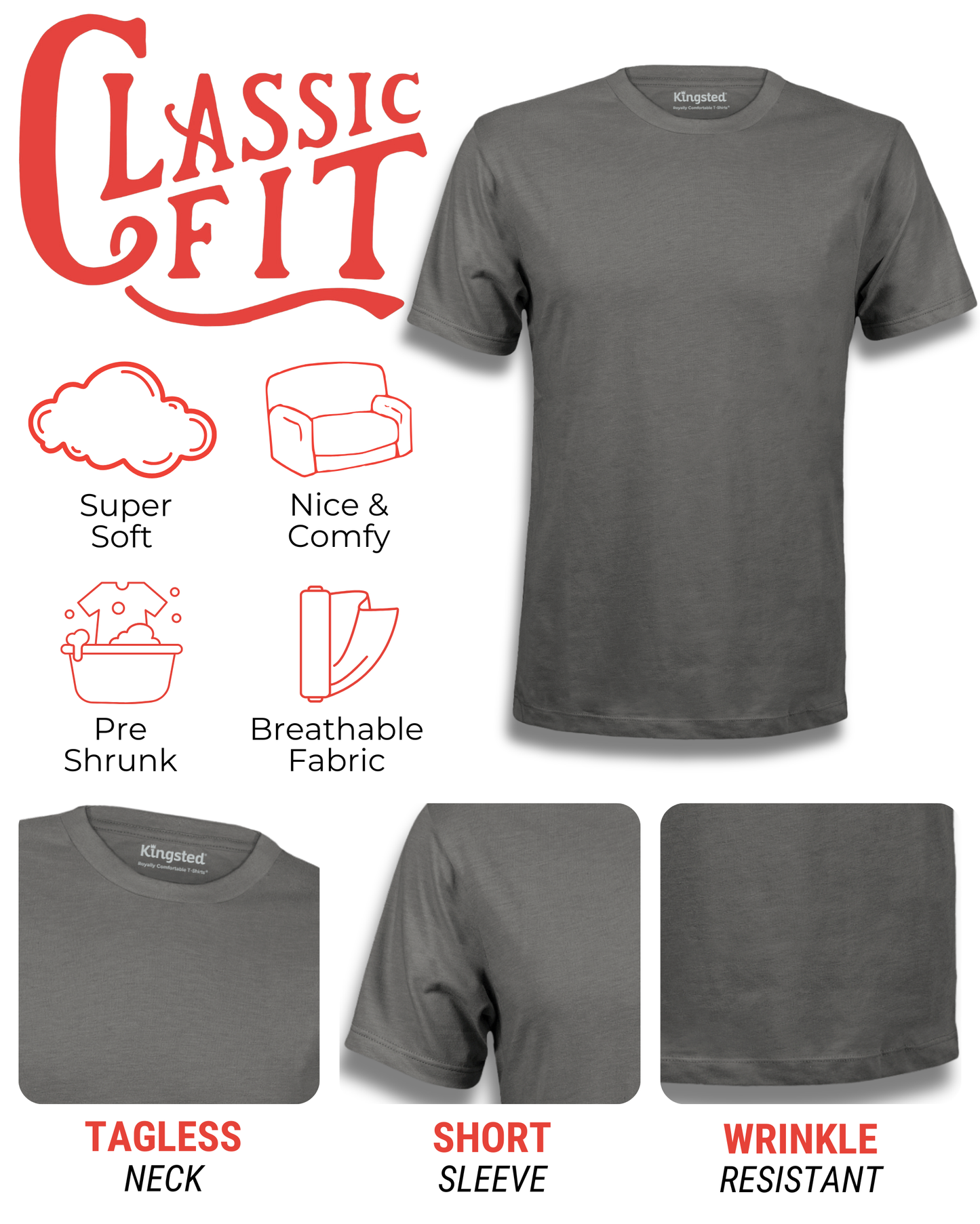 Short Sleeve Crewneck T-Shirts Multipack (Camo Pack)