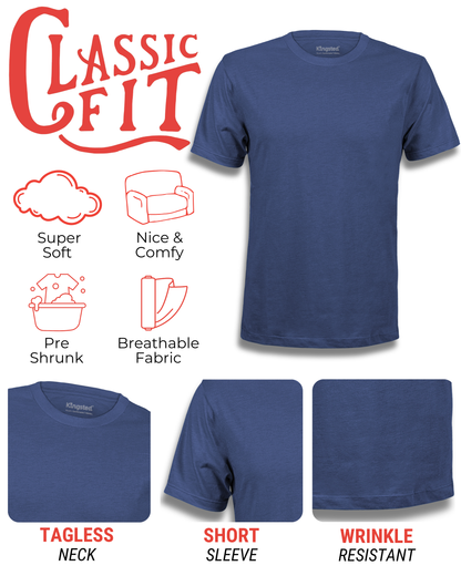 Short Sleeve Crewneck T-Shirts Multipack (Cool Pack)